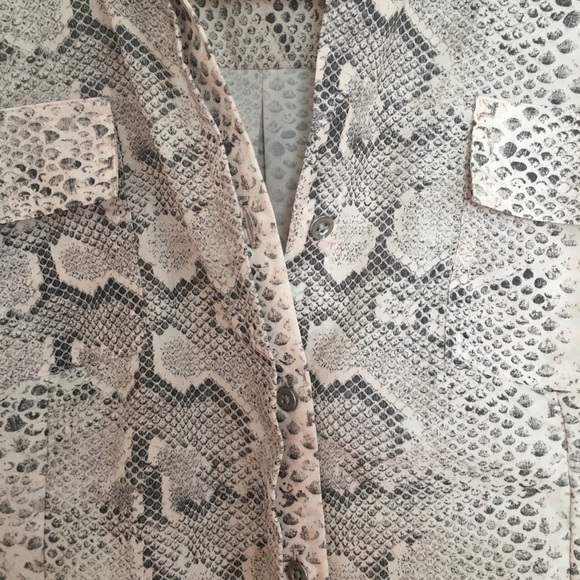Calvin Klein snakeskin blouse - Picture 5 of 8